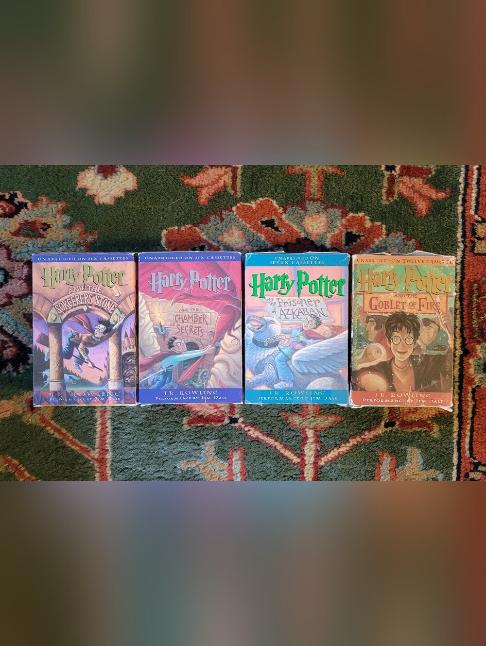 Warner Bros. Harry Potter Audiobooks On cassette set